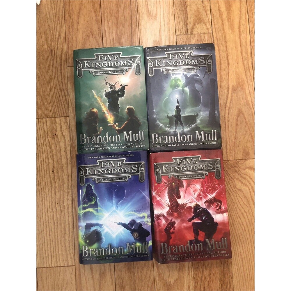 FIVE KINGDOMS Series 2-5 Set Brandon Mull 2 3 4 5 Hardcover 4 Books